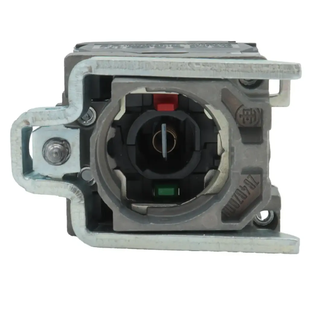 Bloque Luz Cuerpo/Collar ZB4BW065 Para Bombilla BA9s 250V 1 NO + 1 NC Fijación Metal Azul