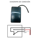 Interruptor de Pedal Pie TFS-01 250V AC 10A Plástico Control