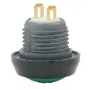 Interruptor Botón Push Button Switch 125V 400mA NO Verde