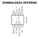 Circuitos Integrados Amplificador Operacional Entrada BI-FET TL081CP TL081 081