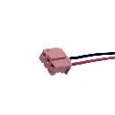 Pila Batería Toyopuc Tip-5426 3.0v Conector Marrón Mediano 