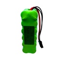 Pila Batería Recargable Sanyo Cadnica Mod: 12N-1600SCB 14.4v 1600mAh Conector Negro