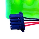 Pila Batería Recargable Sanyo Cadnica Mod: 12N-1600SCB 14.4v 1600mAh Conector Negro