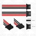 Pila Batería Recargable Sanyo Cadnica Mod: 12N-1600SCB 14.4v 1600mAh Conector Negro