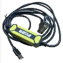 Cable de Programación USB-PPI AMSAMOTION Negro de 2.5mPara Siemens S7-200