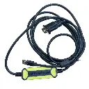 Cable de Programación USB-PPI AMSAMOTION Negro de 2.5mPara Siemens S7-200