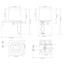 Controlador de válvula SS2015 12V DC 600mA 40Kg Manipulador Mecánico Gas o Agua