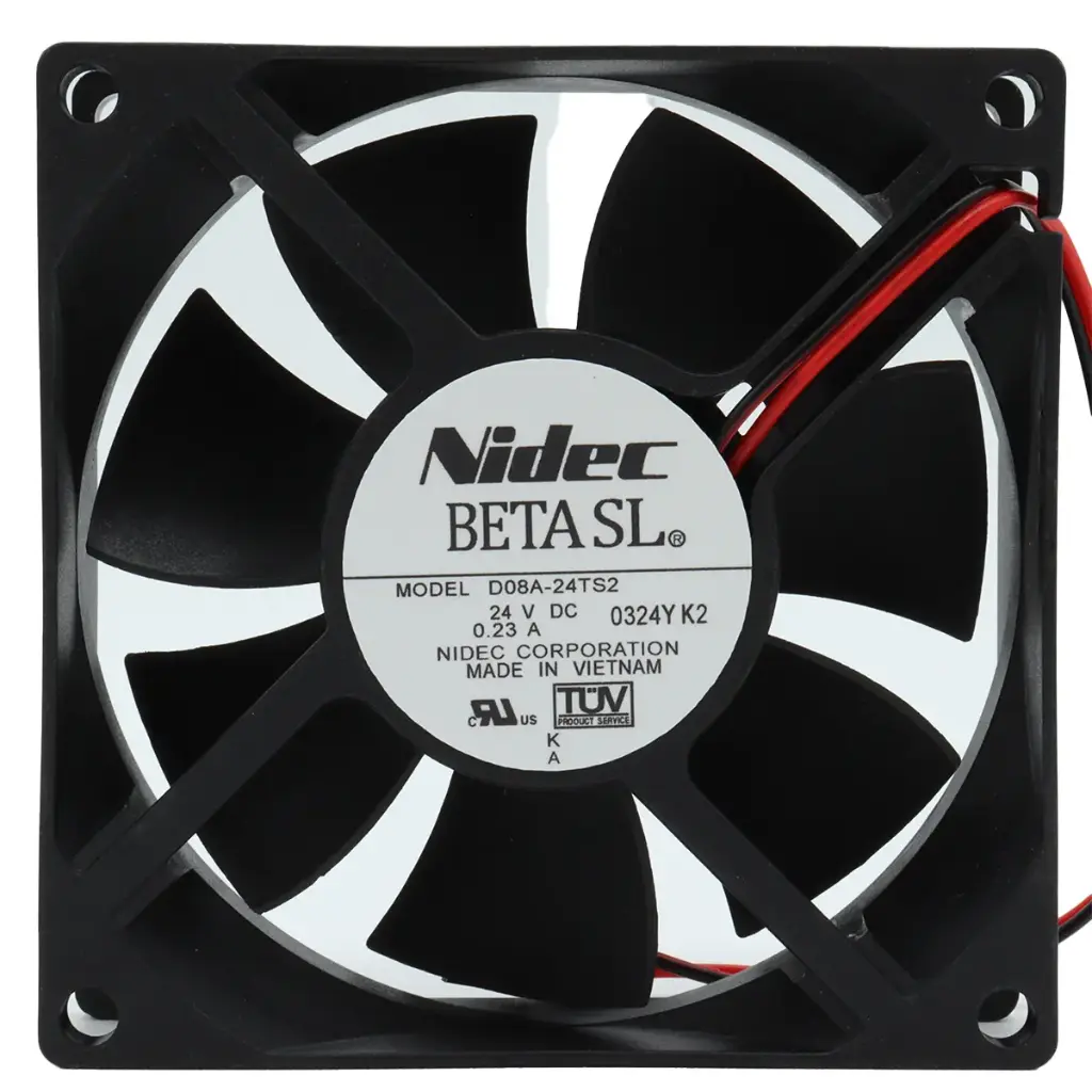 Ventilador Nidec Beta SL D08A-24TS2 24V DC 0.23A 80mm x 80mm x 25mm
