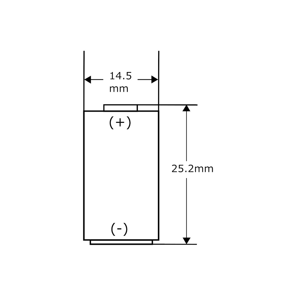 Pila Batería Allen Bradley Bulletin 1747-BA LOGIX5000 14250 CR14250SE-R Conector Negro w