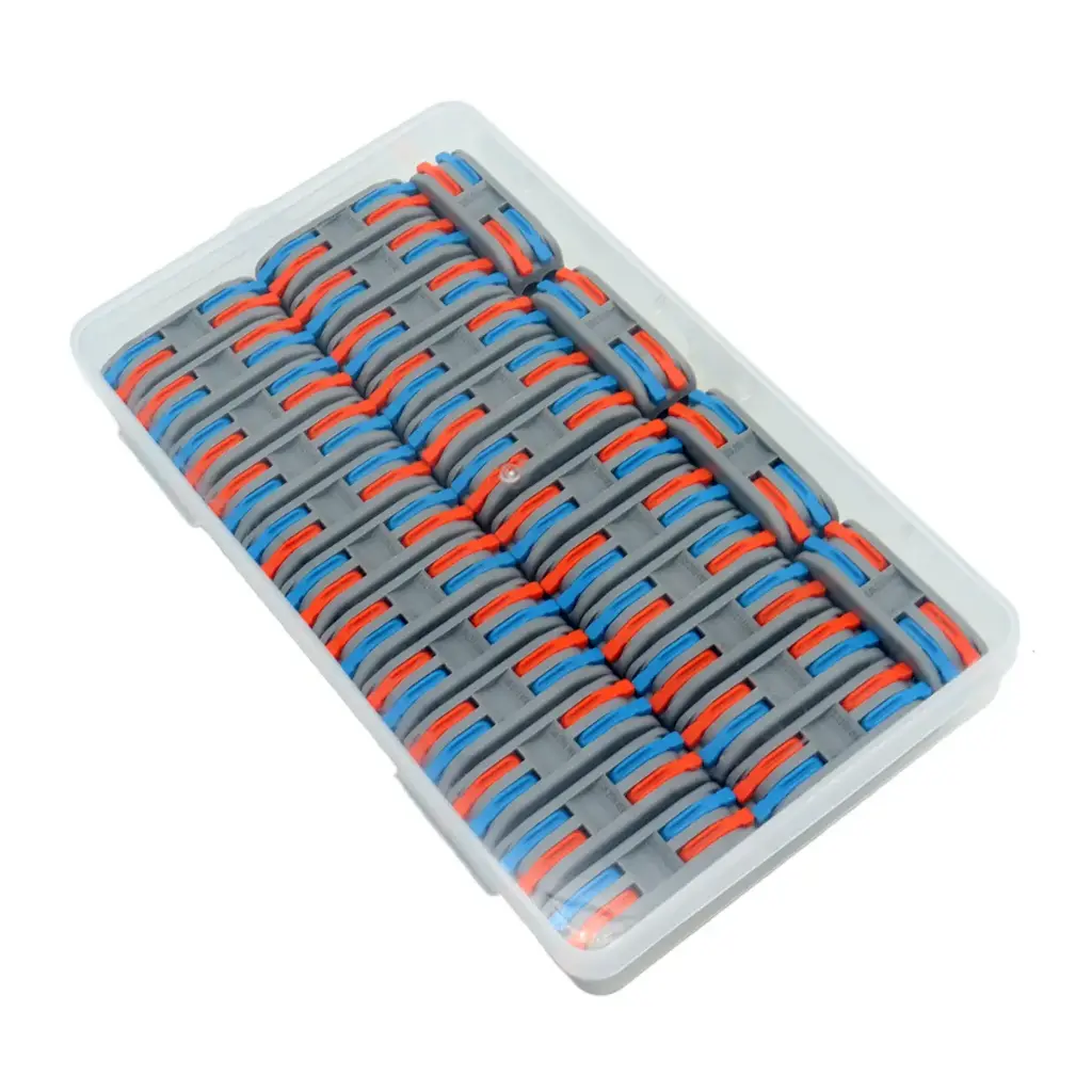 28x Conector Terminales Empalme PCT-2-2 11AWG~28AWG Caja con 28pz