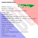 Arnes Clema Riel Din para Arduino Modelo DRG-02 Soporte de Nylon Para PCB 32mm