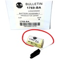Pila Batería Allen Bradley Bulletin 1769-BA 14250 CR14250SE-R 3V 850mAh Conector Negro W LOGIX5000
