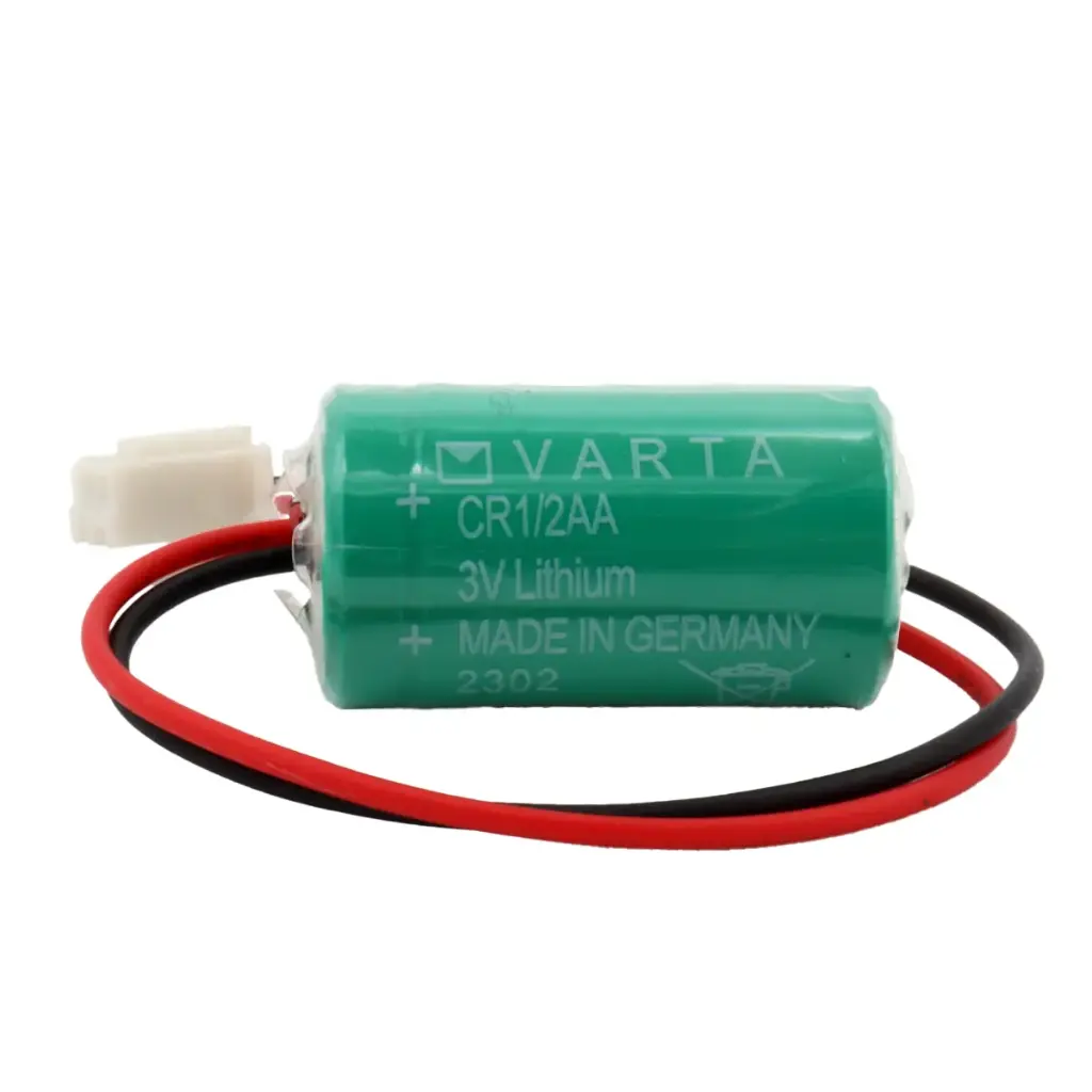 Pila Batería Varta  CR1/2AA 6127 3.0V 950mAh Conector Mediano Blanco Remplazo De Parte A500331143 SIEMENS