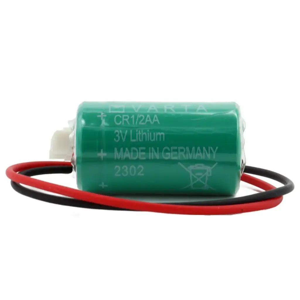 Pila Batería Varta  CR1/2AA 6127 3.0V 950mAh Conector Mediano Blanco Remplazo De Parte A500331143 SIEMENS