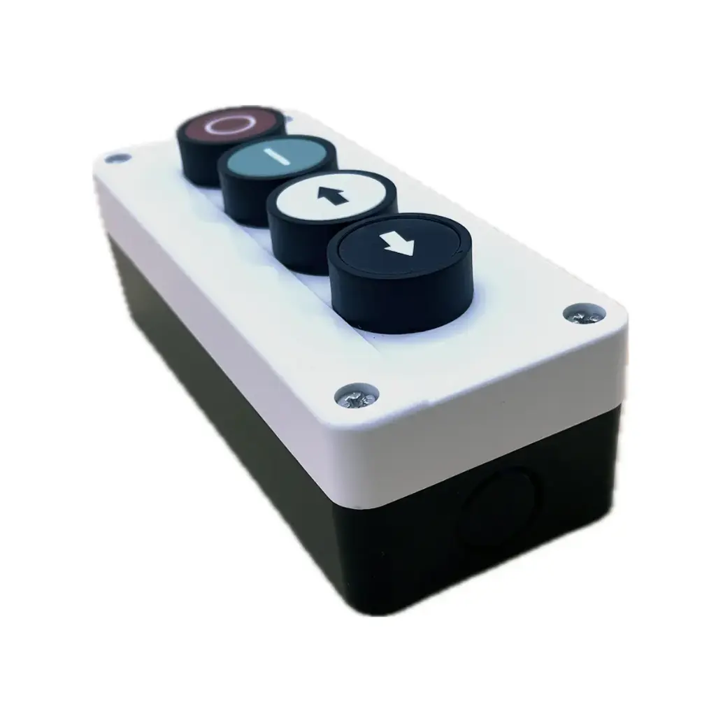 Botonera Industrial BX04-22M 4 Botones Pulsadores 400VAC 10A Arranque Paro Arriba Abajo