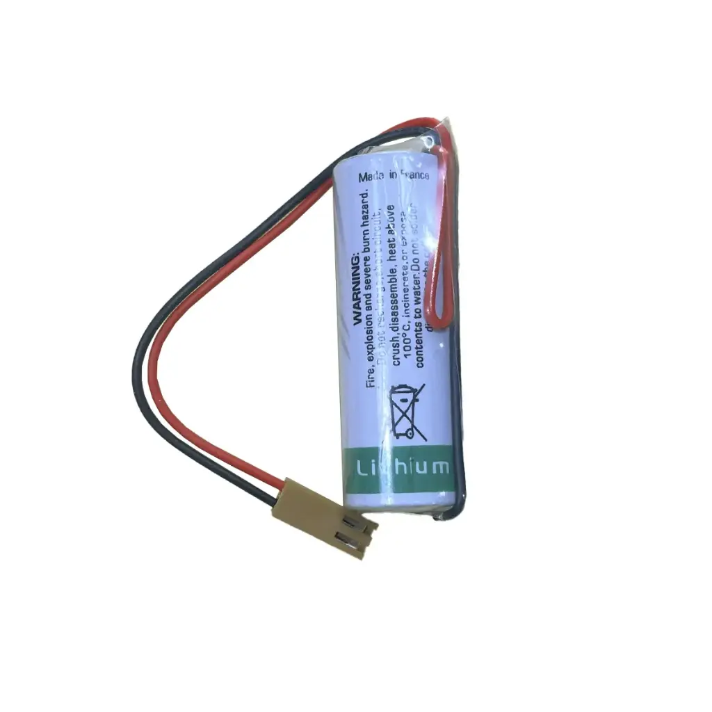 Pila Batería Saft 17500 LS17500 3.6V 3600mAh Conector Marrón Grande