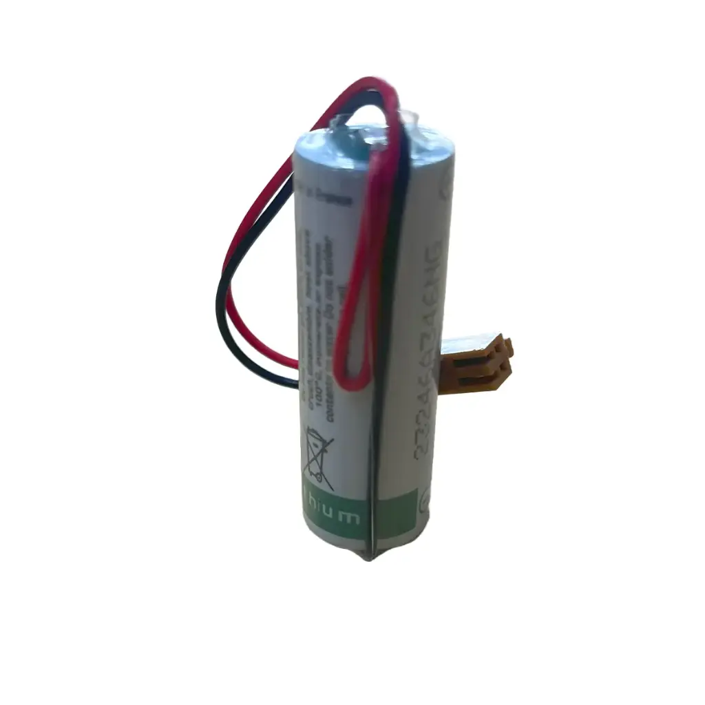 Pila Batería Saft 17500 LS17500 3.6V 3600mAh Conector Marrón Grande