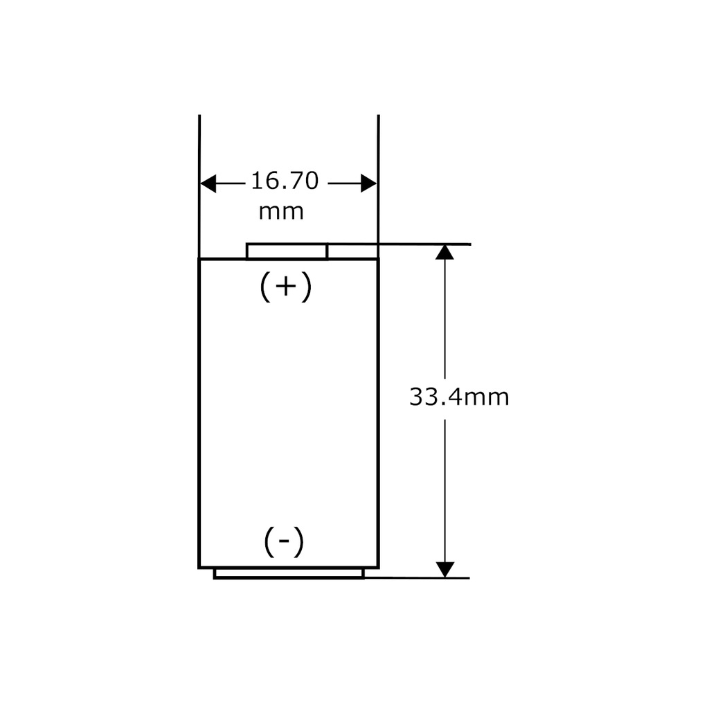 Pila Batería Allen Bradley Bulletin Mod: 1756-BA1 3V 1200mAh Conector Negro W