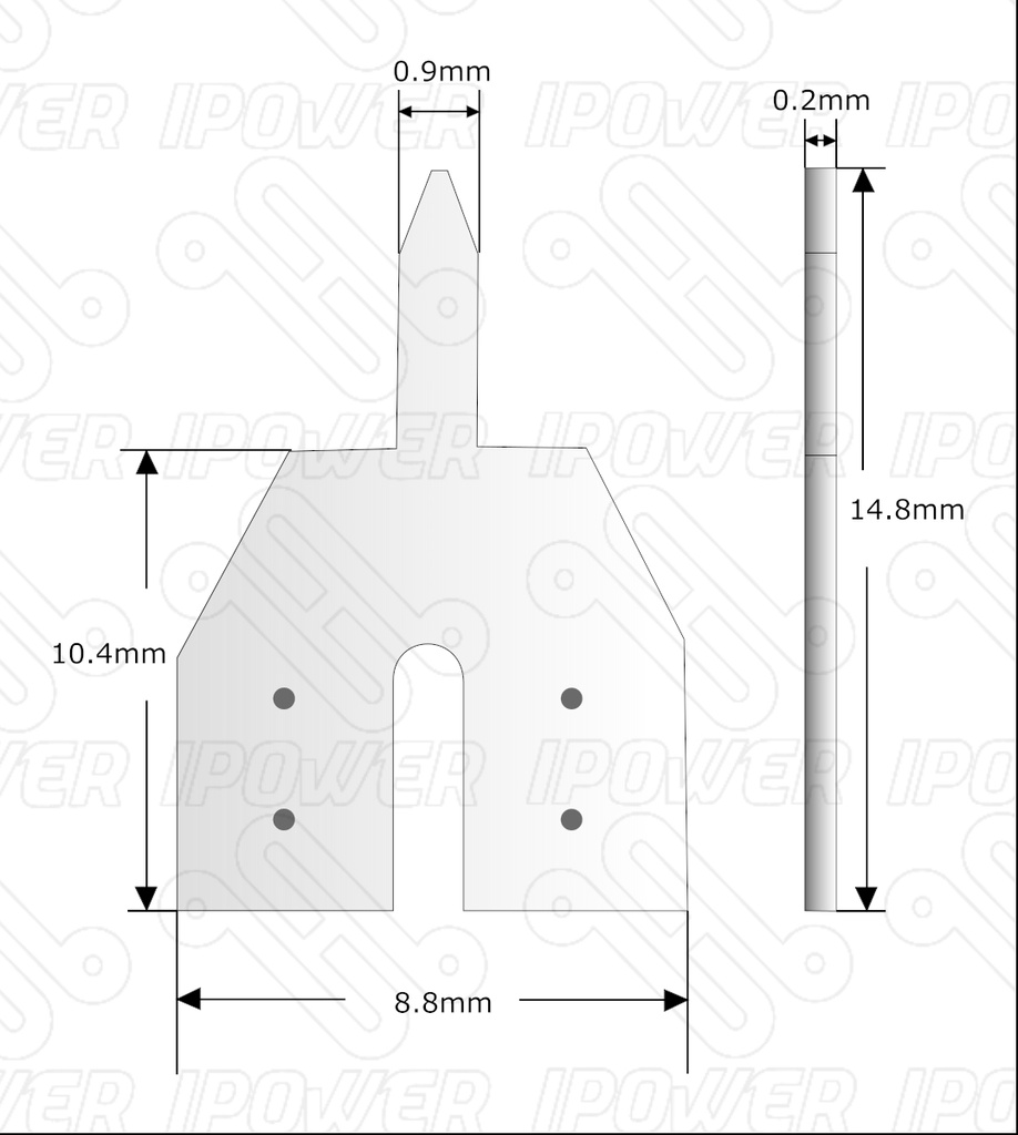Pila Batería Varta 3/V80H 3.6v 70mAh Con Pines Recargable