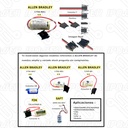 Pila Batería Allen Bradley Bulletin Mod: 1756-BA1 3V 1200mAh Conector Negro W