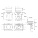Botón Pulsador Push Button ZB2-BE101C NO  240V 10A Verde