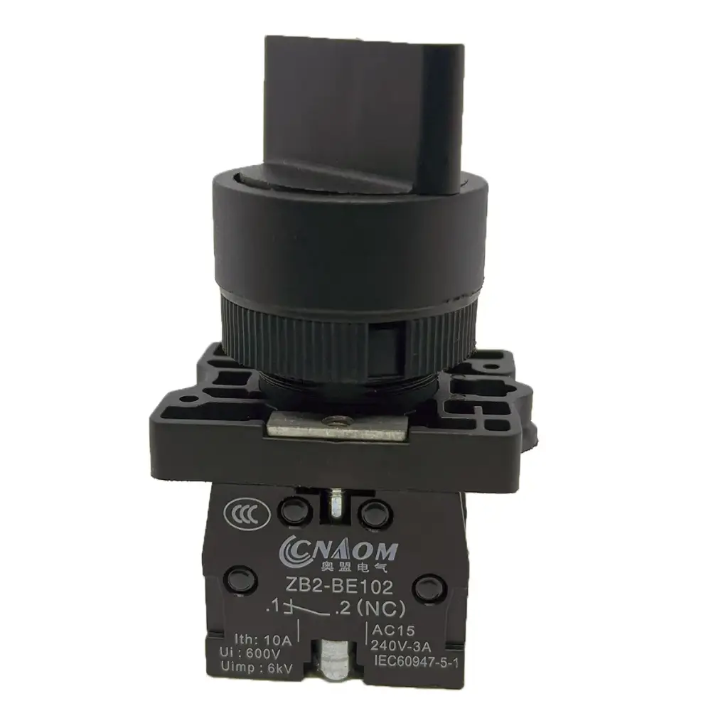 Interruptor Selector XA2ED25 1NO+1NC 2 Posiciones 240V 10A