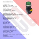Interruptor Botón Push Button Arranque Industrial YJ139-LA38 1NO+1NC Verde