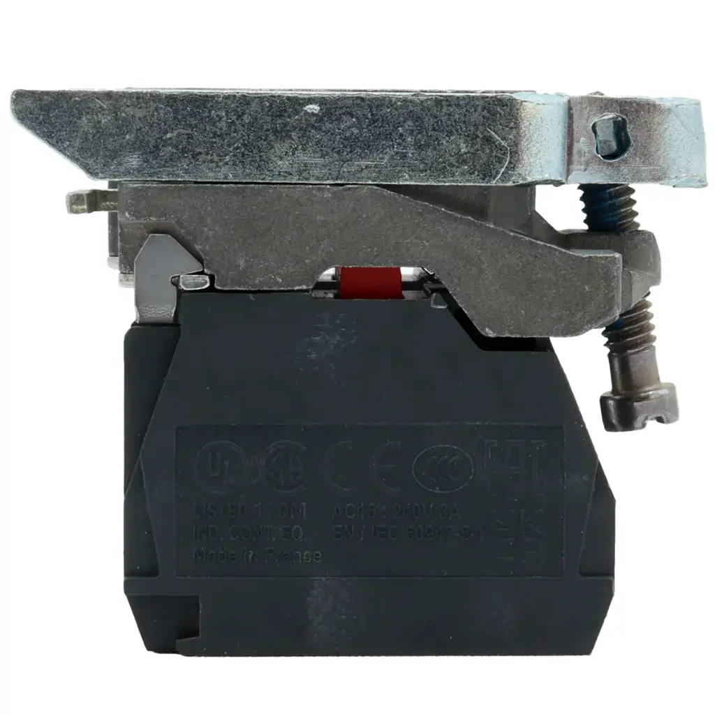 Bloque Cuerpo Collar Pulsador Harmony ZB4BZ105 Ø 22 1 NA + 1 NC Schneider Electric