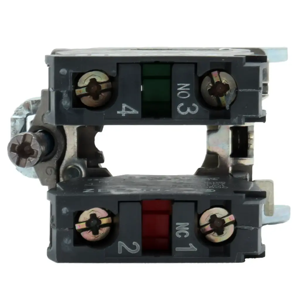 Bloque Cuerpo Collar Pulsador Harmony ZB4BZ105 Ø 22 1 NA + 1 NC Schneider Electric