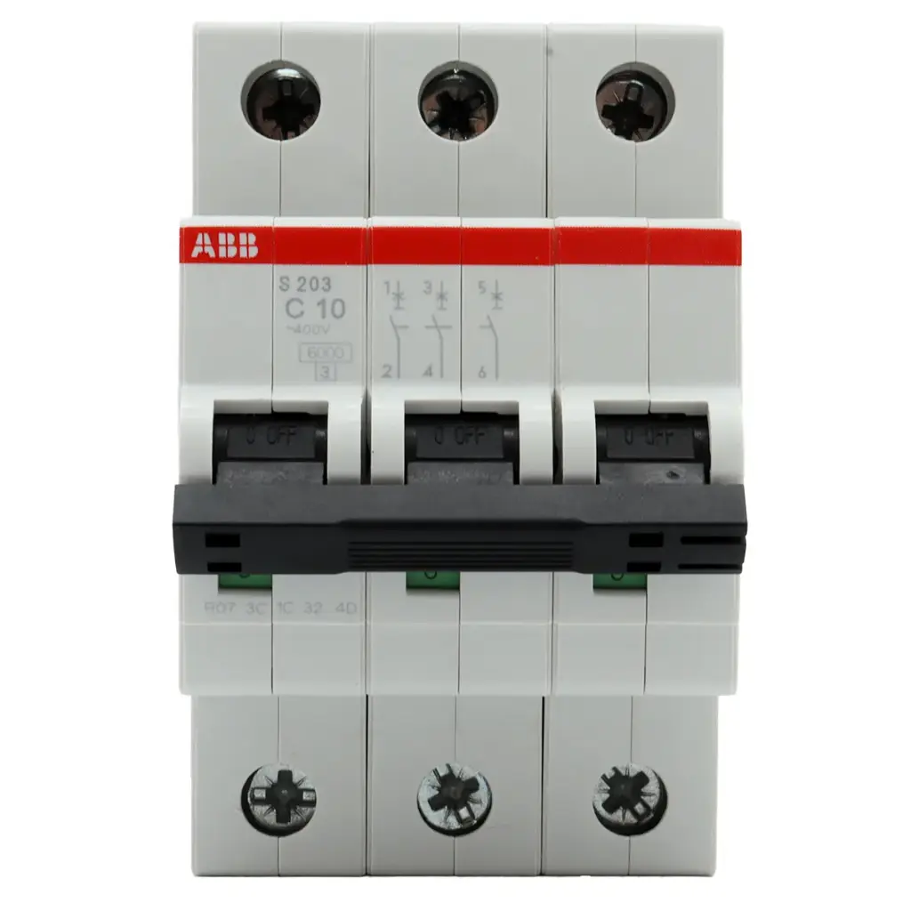 Interruptor Termomagnético Automático ABB S203-B10 400V 10A