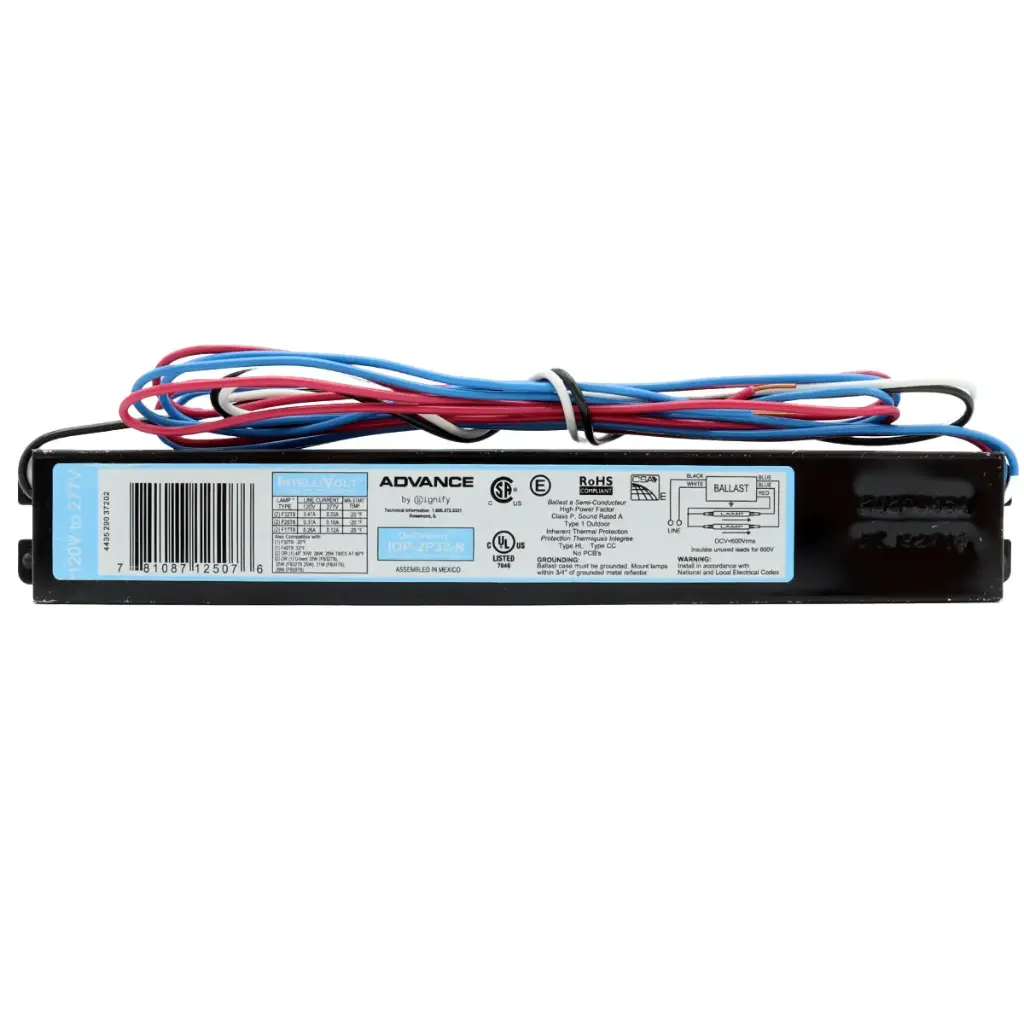 Balastra Driver Advance Optanium IOP-2P32-N 120V - 277V Lámpara Fluorescente