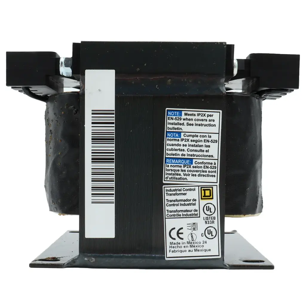Transformador de Control Industrial 9070T500D1 Tipo T 1 Fase 500VA 240V x 480V Primario 120V Secundario 50Hz / 60 Hz