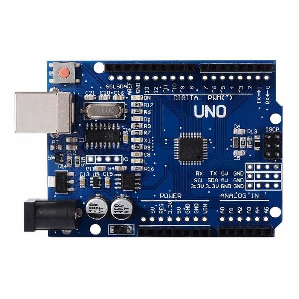 Tarjeta Arduino UNO R3 SMD Con Cable USB