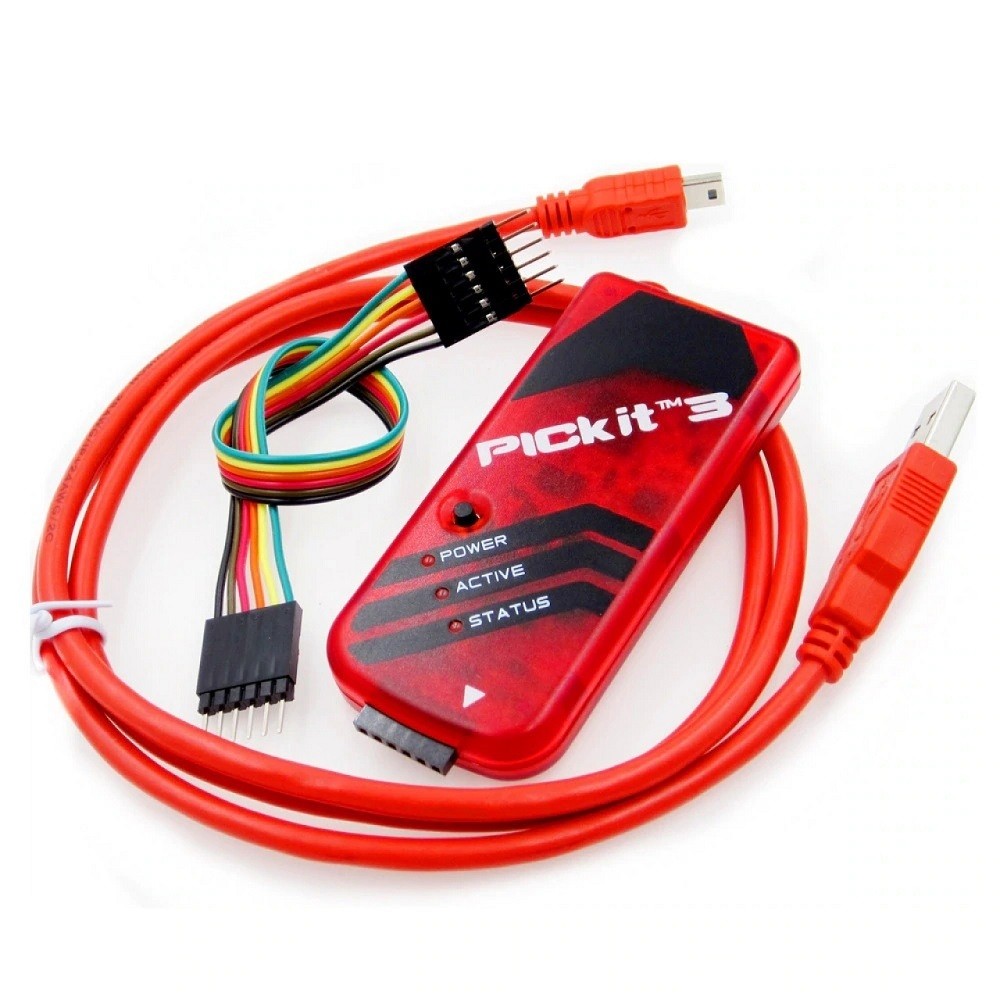 Programador Pickit3 Genérico Con Cable USB Para Microcontrolador Microchip PIC