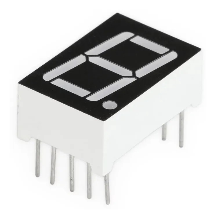 Display Siete Segmentos de Cátodo Común LED Rojo