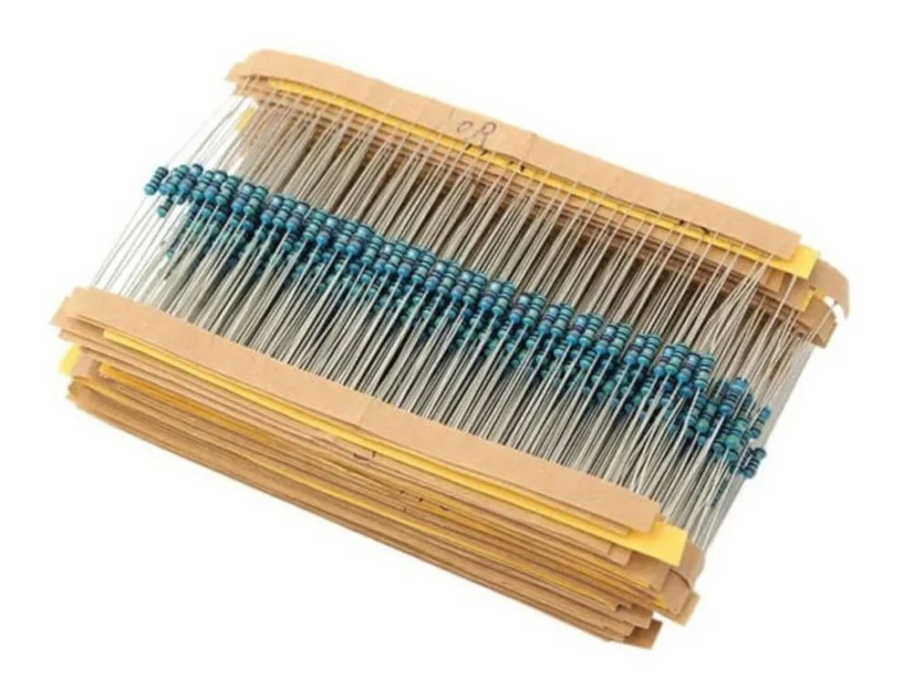 Kit Resistencias 1/4W 600 Unidades 30 Valores 1%