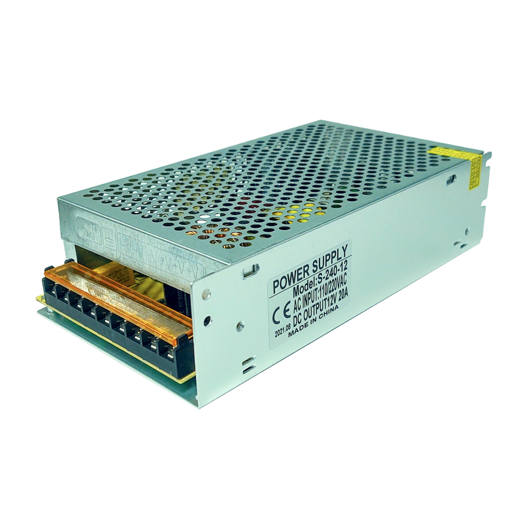 Eliminador Transformador Fuente Poder Driver 12V 20A 240W