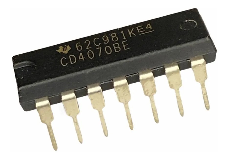 Compuertas Lógicas 4 Compuertas XOR De 2 Entradas CD4070BE CD4070 4070