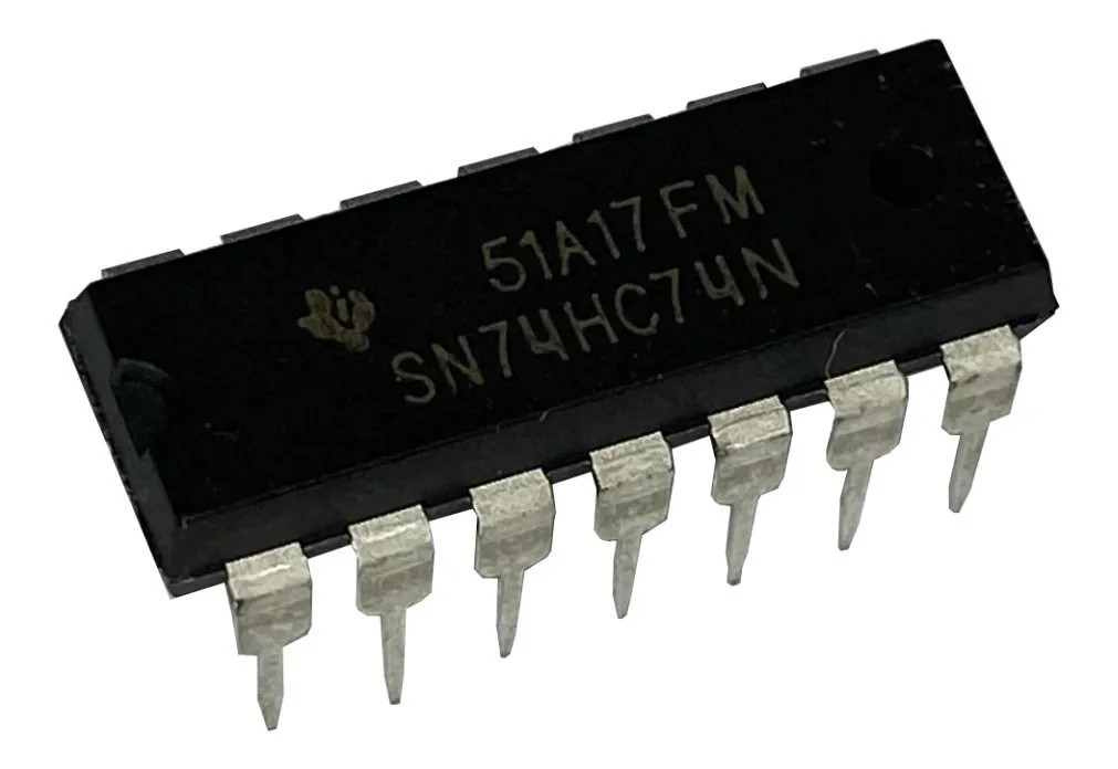 Circuitos Integrados Flip Flops 74HC74N 74HC74 7474