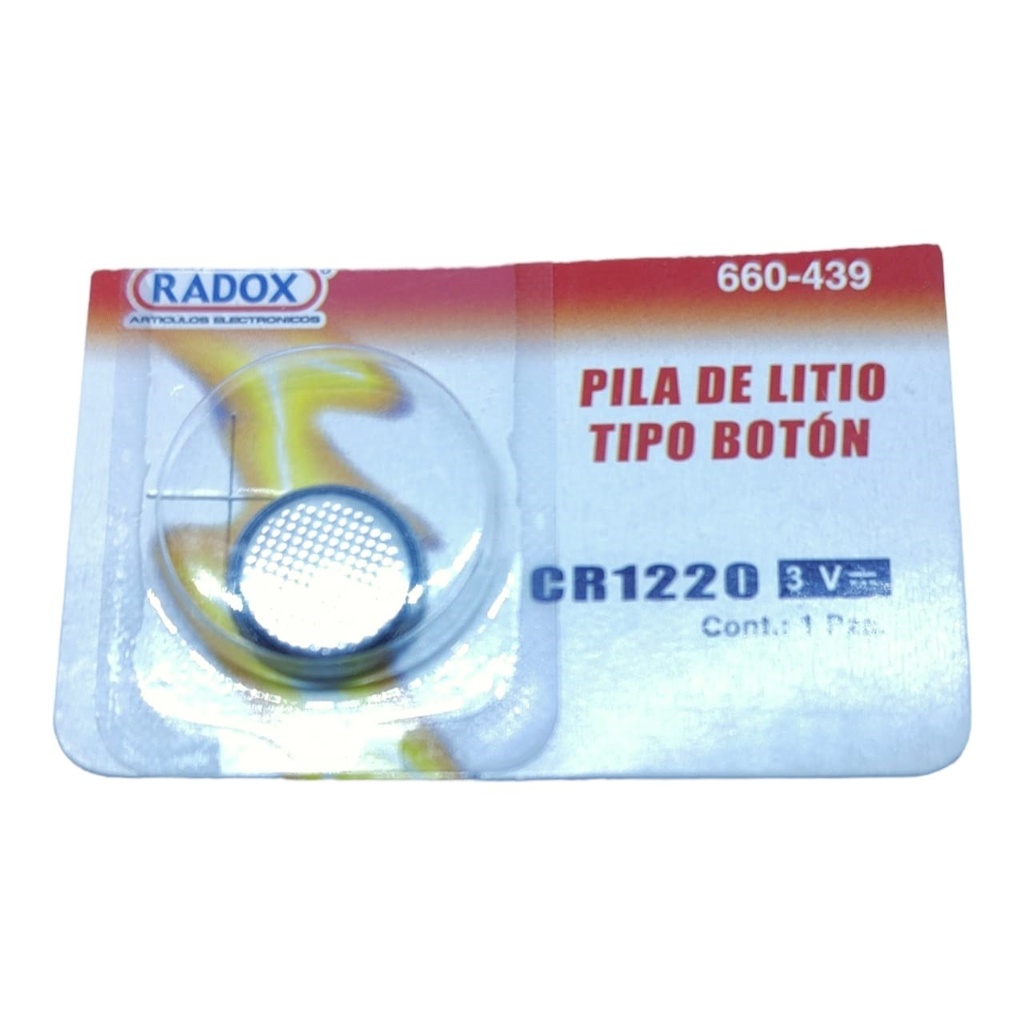 Pila Batería De Litio 1220 CR1220 3V Tipo Botón