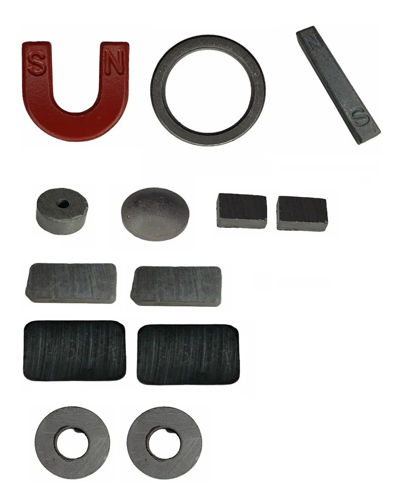 Kit Juego De 9 Tipos De Imanes Diferentes Para Electrónica Radox