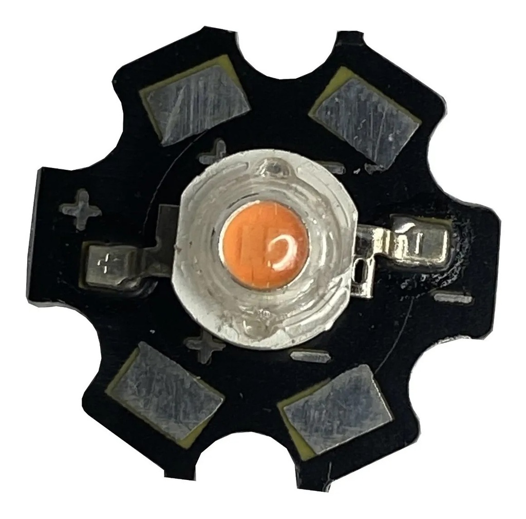 LED SMD 3W Azul Con Disipador