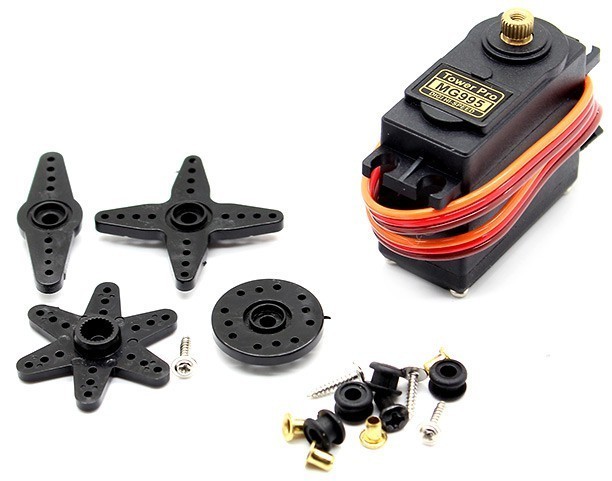Servomotor Mg995 180° 15Kg.cm Towerpro Engranes Metálicos Robótica Arduino PIC RC