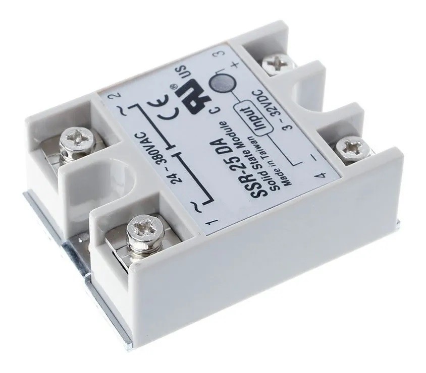 Relevador De Estado Sólido SSR-25-DA AC 24V A 380V 25A