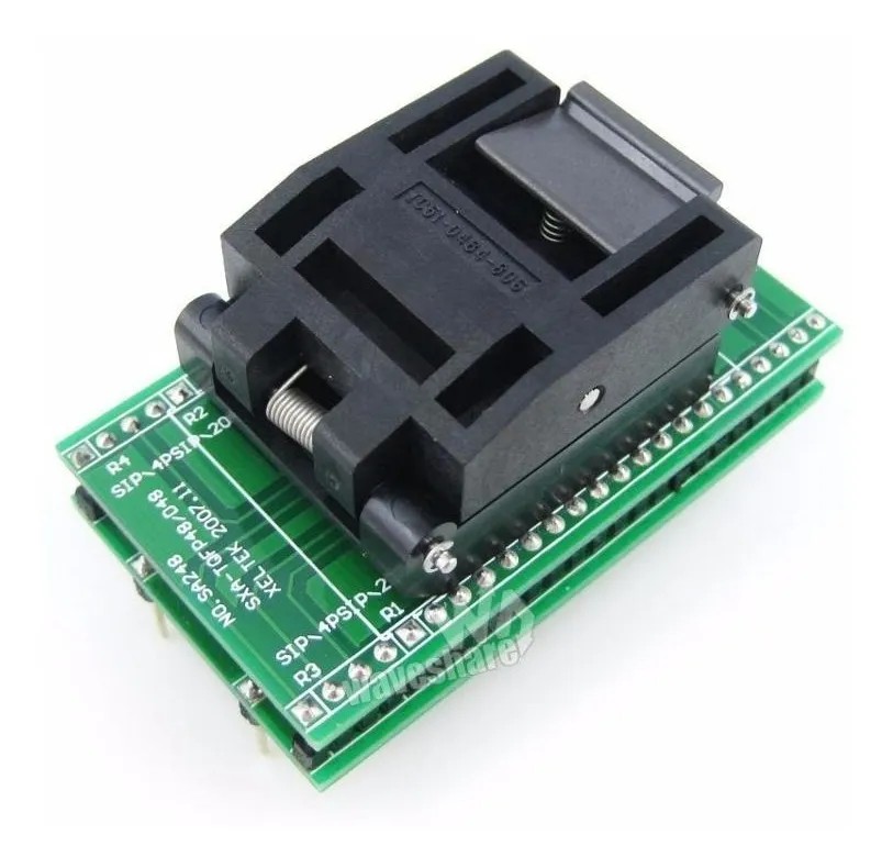 Adaptador Programador Versión De Concha QFP48 Para DIP48