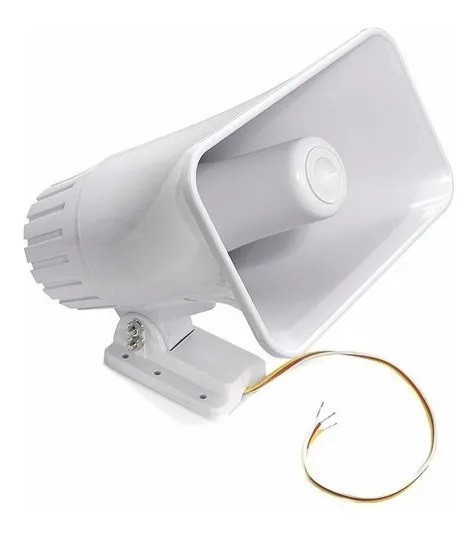 Sirena Rectangular Para Exteriores 30W Para Sistemas De Seguridad