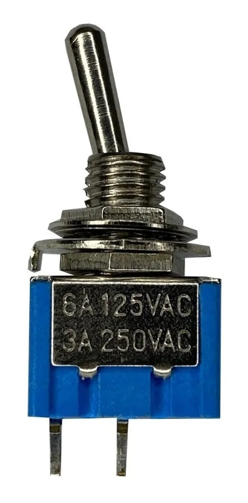 Switch Interruptor Cola De Rata Palanca De 2 Patas 1P-2T ON-OFF 6A 125V