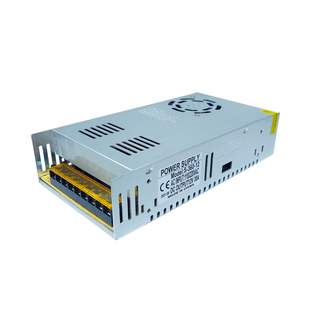 Eliminador Transformador Fuente Poder Driver 12V 30A 360W