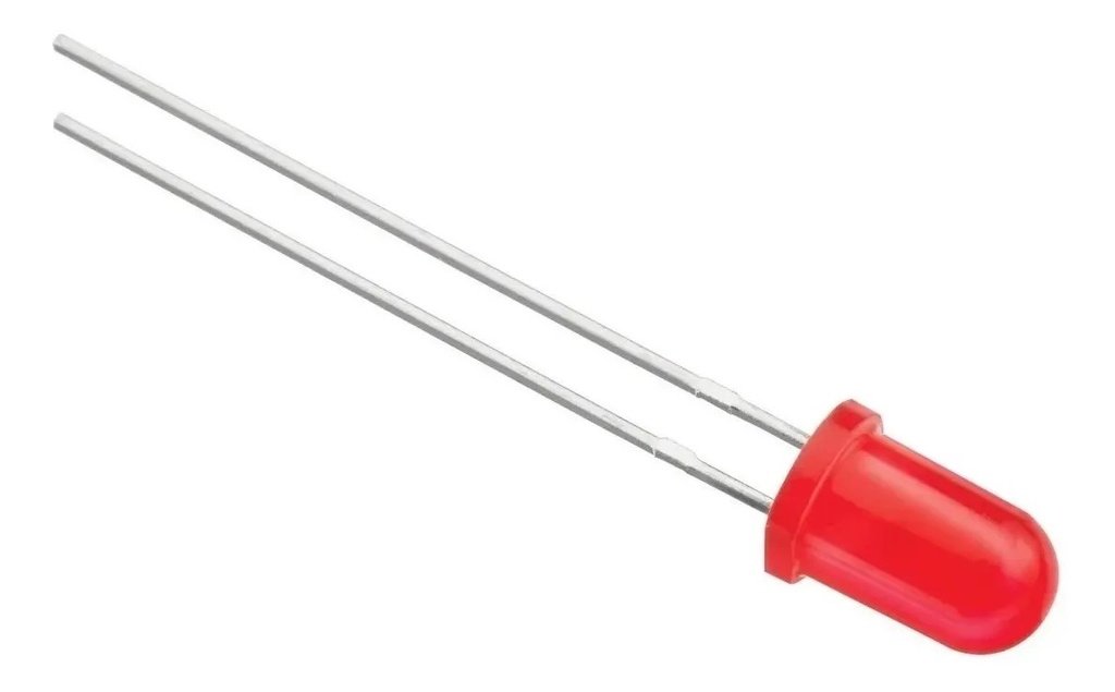 Led Opaco 3mm Rojo