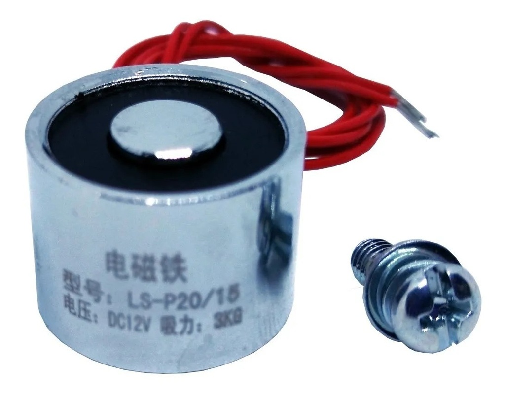 Electroimán Electromagneto Imán 12V Levanta 2.5kg